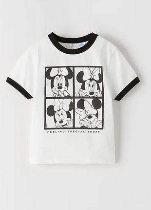 Футболка с принтом «минни маус» ©disney zara