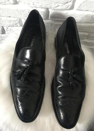 Кожаные туфли-лоферы производства великобритании