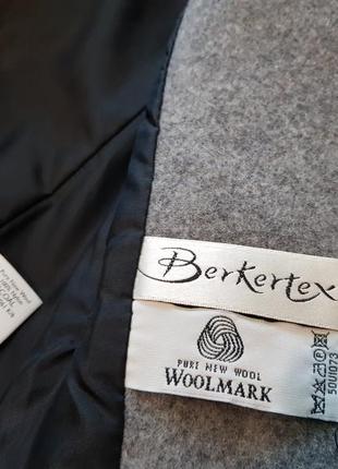 Теплое шерстяное пальто berkertex, батал9 фото