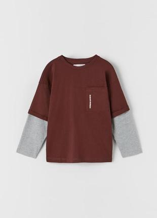 Стильный лаконичный реглан от zara, 7 и 8 лет