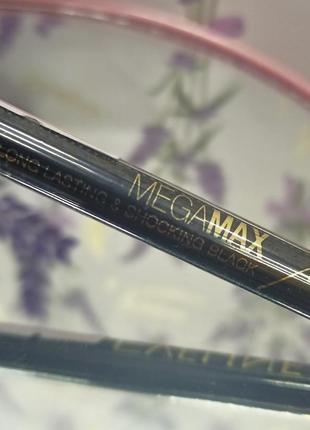 Олівець для очей eveline megamax long lasting&shocking colour, kajal2 фото