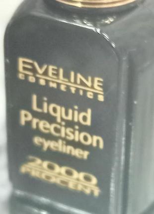 Водостійка підводка для очей eveline cosmetics - 2000 procent.2 фото