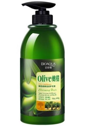 Эластин-кондиционер для волос bioaqua olive elastin с оливковым экстрактом 400 мл
