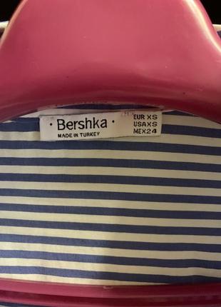 Рубашка bershka стильная в полоску красивая классная2 фото