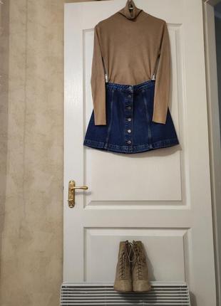 Джинсовая юбка topshop, размер s7 фото
