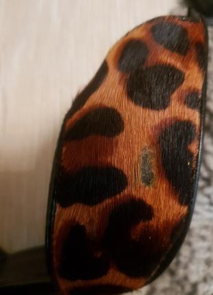 Невероятные леопардовые босоножки schutz 35р. кожа пони10 фото