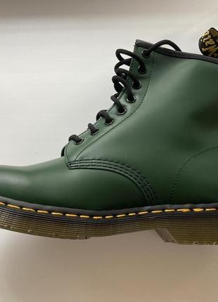 Ботинки dr. martens green1 фото