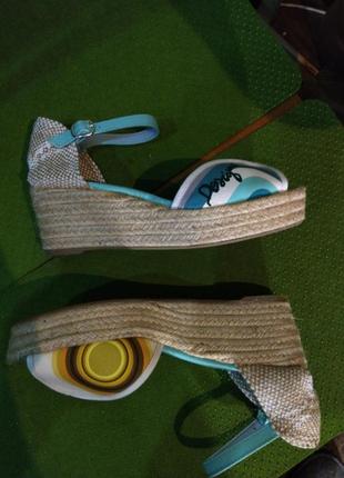 Удобные босоножки на верёвочной подошве от бренда desigual3 фото