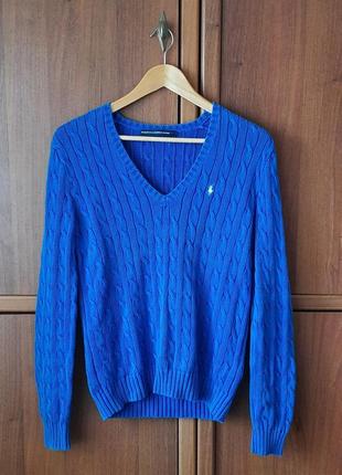 Вінтажний жіночий светр-пуловер ralph lauren sport vintage
