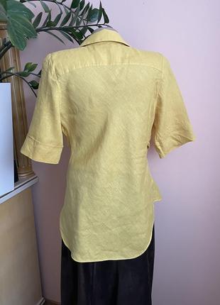 Льняная рубашка, блуза от zara m3 фото