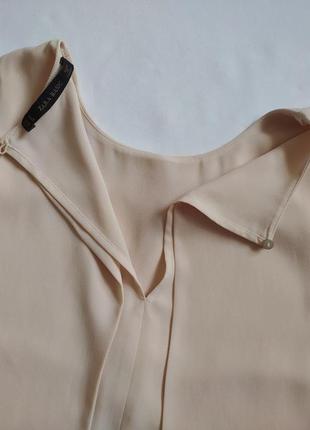 Ніжна блуза кремового кольору від zara.6 фото