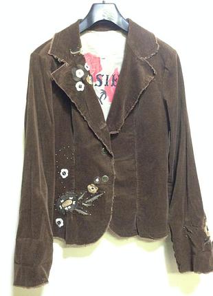 Велюровий піджак, жакет етно бохо