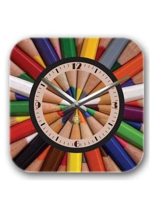 Декоративні настінні годинники pencils