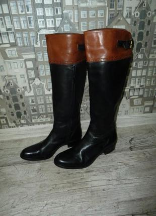 Moda in pelle шкіряні чоботи, р 39, устілка 26, 5, большемерят