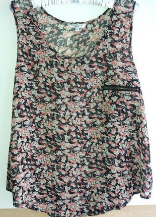 Блуза-майка шифоновая