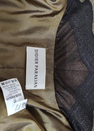 Франція шикарне дизайнерське пальто  люкс бренд шерсть  шаль10 фото