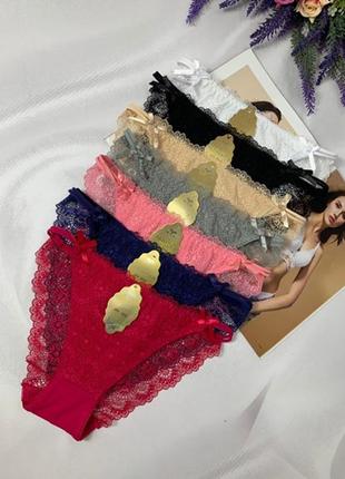 Набір жіночих трусиків бразиліана 6835 - 6 шт