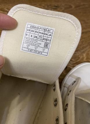 Белые кеды мокасины levi’s 389 фото