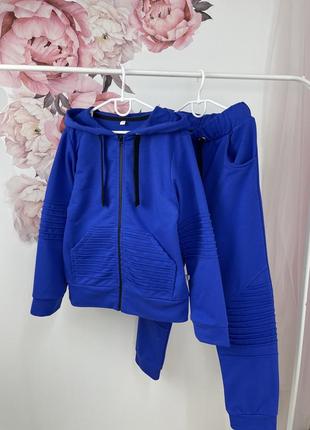 Трикотажний спортивний костюм елетрик на весну/осінь