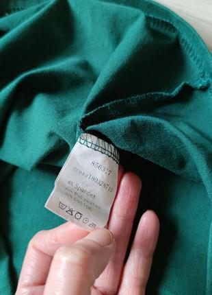 Трикотажне плаття смарагдового кольору, shein, xs5 фото