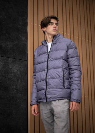 Демісезонна куртка basic gray сірий