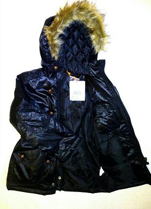 Розпродаж, стильні і модні куртки - парки для дівчинки на 6 років