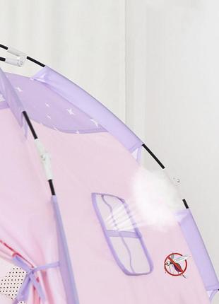 Дитячий намет lesko aj201908 princess pink ігровий будиночок для дітей2 фото