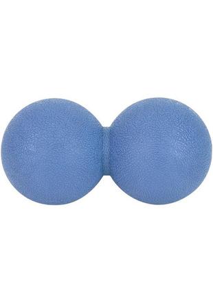 М'яч масажний подвійний dobetters jm003 blue для самомасажу ролер