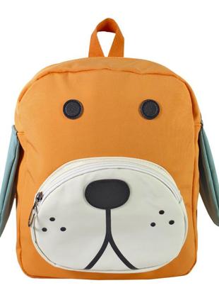 Детский рюкзак lesko 689hy orange puppy дошкольный для садика прогулок1 фото