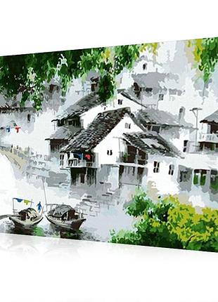 Картина по номерам lesko diy e162 "чарующий восток" 40-50см набор для творчества живопись