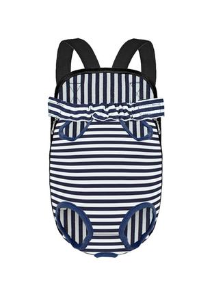 Рюкзак-кенгуру для животных lesko dt834 strip m переноска котам собакам 7шт