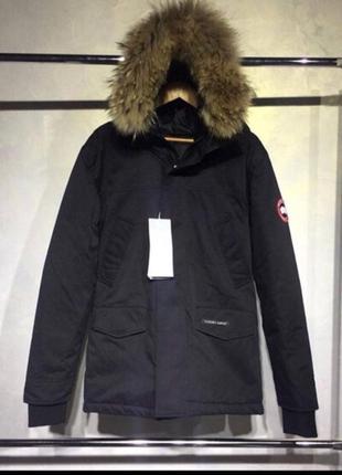 Пуховик парку чоловіча куртка видовжена