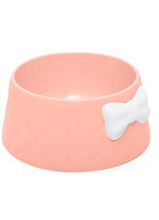 Миска для кошек taotaopets 111123 pink кормушка животным 13шт