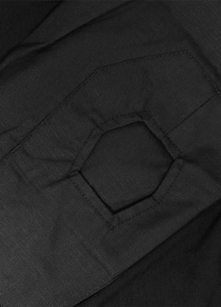 Мужская рубашка han-wild 001 black 3xl тактическая армейская для военных tactical 21шт4 фото