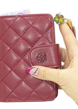✧женский кошелек baellerry n1812 red модный аксессуар для девушек новинка компактное хранение денег карт8 фото