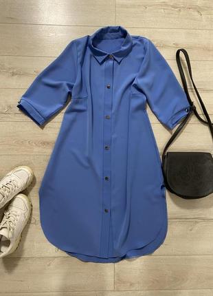 Удлиненная рубашка платье ручной работы в едином экземпляре