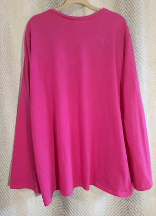 Женская трикотажная блуза, блузка, лонгслив, реглан, водолазка, вышиванка diane gilman батал3 фото
