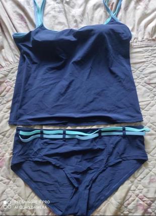 Супер красивий підлозі спортивний купальник танкіні майка плавки басейн пляж