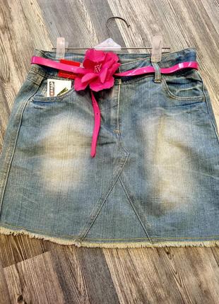 S джинсовая юбка