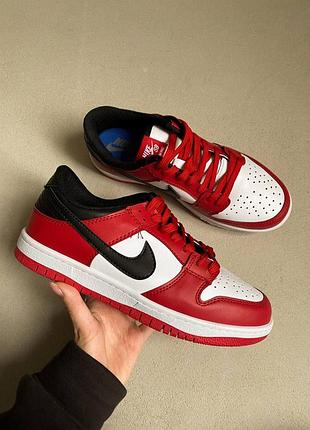 Кросівки dunk low red black