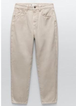 Джинсы zara mom jeans