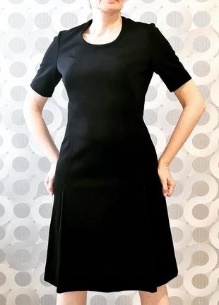 Строгое элегантное стильное винтажное маленькое черное платье платье ретро винтаж5 фото