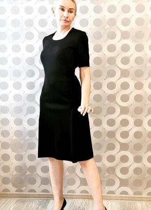 Строгое элегантное стильное винтажное маленькое черное платье платье ретро винтаж3 фото