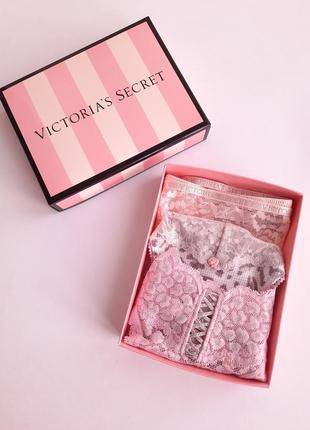 Набор трусиков виктория сикрет victoria's secret оригинал4 фото