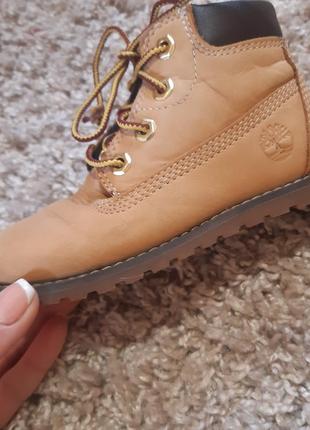 Детские ботинки из натуральной кожи timberland3 фото