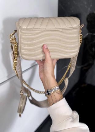 Женская сумка  new wave multi-pochette beige3 фото