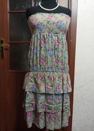 Платье - сарафан,s,m.ц.100 гр1 фото