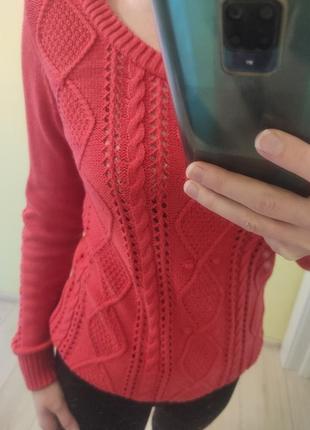 Светр з ажурною вузький 4