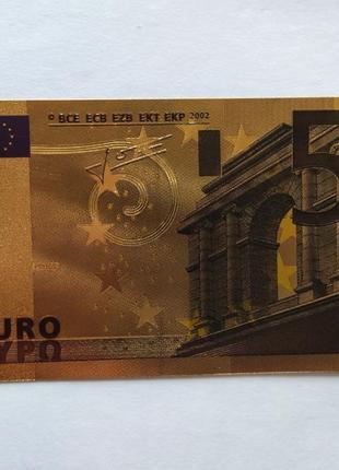 Сувенирная банкнота 5 евро