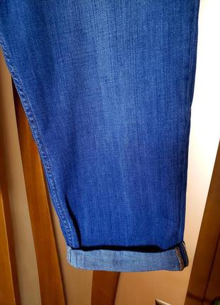 Зауженные укороченные джинсы с отворотиками next 18 состоянии новых.5 фото